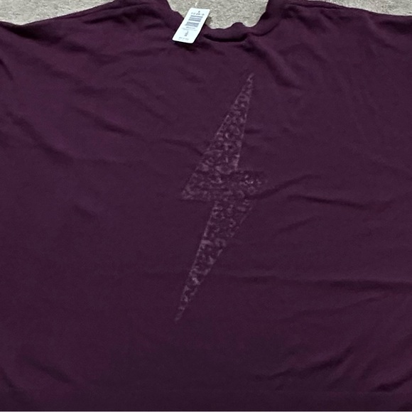 Torrid Lovesick Lightning Bolt Stitch V-Neck Pullover Sweater - 5X - Picture 7 of 9